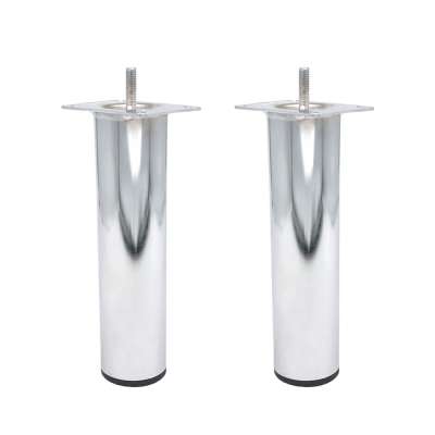 Luxury iron cylindrical sofa cabinet leg metal funitur feet for sale