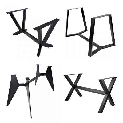 Modern metal Slab Table Frame, Y-Shaped Table Legs, Wood Slab Support Feet Custom-made