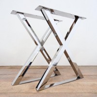 Customer made metal u shaped x shaped square trapezoid stainless steel furniture table legs,table base,table frame