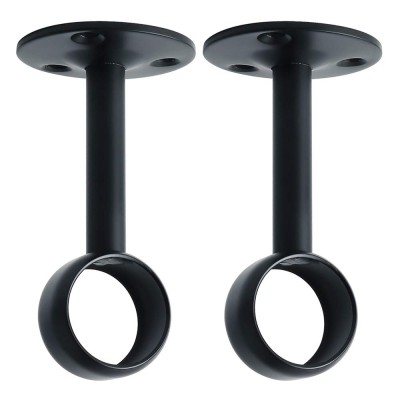 Shower Curtain Closet Rod Holder Pipe Flange Socket Ceiling Mount Bracket Pipe Fitting Parts Supports B801145