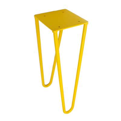 Customized OEM/ODM Cheap Yellow Color 16'' & 28'' Inch 4 Rod Combo Hairpin Legs For Hairpin Coffee Table Legs MJ-G038