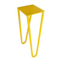 Customized OEM/ODM Cheap Yellow Color 16'' & 28'' Inch 4 Rod Combo Hairpin Legs For Hairpin Coffee Table Legs MJ-G038