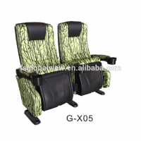 Fix back durable quality colorful design cinema chair seats