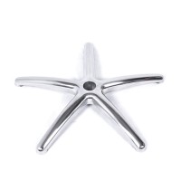 2020 Uniquely designed Silver iron material electroplating five star legs office chair base legs